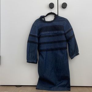 Banana Republic Jean and Lace Dress